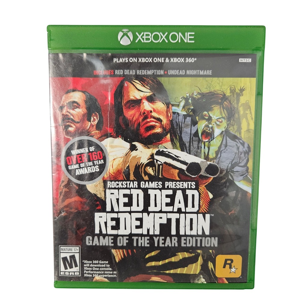 Rockstar Games Red Dead Redemption Game of the Year Edition Xbox One Green Case
